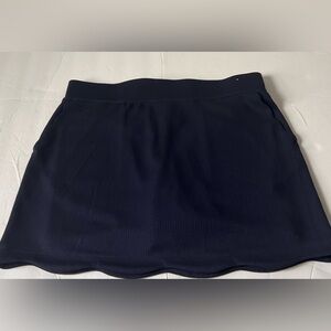 Pebble Beach Women’s tennis skirt with built-in shorts, Size  M, Navy Blue, NWOT